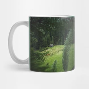 through the fir needles Mug